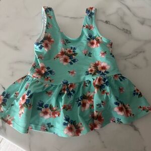Posh Peanut Hawaiian Print Swimsuit
